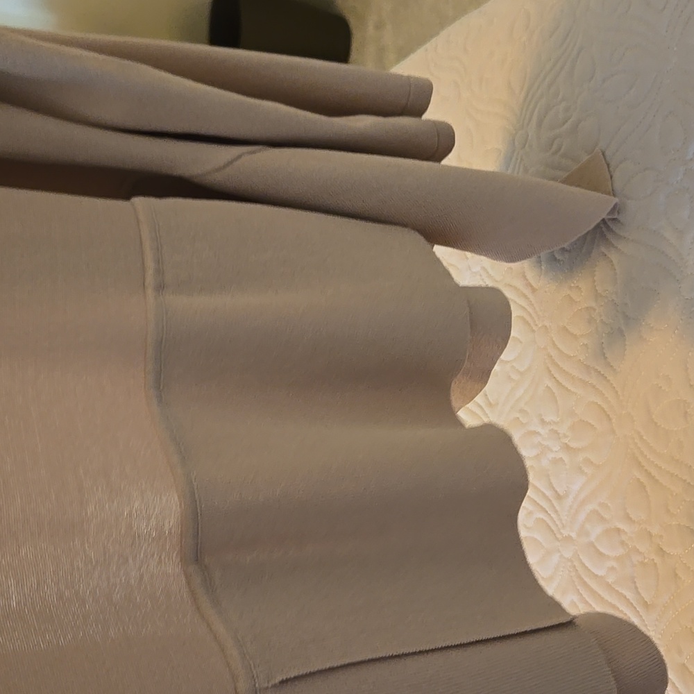Chic Open-Front Cardigan in Beige - Picture 6 of 6